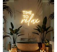 Panneau lumineux néon LED à intensité variable pour maison, salle de bain, spa, beauté, salon de beauté, décoration murale, cadeau de jour de spa pour femme, produits de spa, accessoires décoratifs