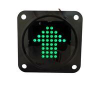 Panneau Lumineux Universel à LED pour Tourniquets Tripodes (Voyant Rond Rouge/Vert, 12 V CC, Plusieurs Modèles Disponibles)