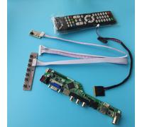 Panneau LVDS 40 broches, kit TV pour B101EW05 V1 contrôleur, écran de pilote USB HDMI10.1 ""LED 1280(RGB)× 800 LCD TV à distance AV VGA