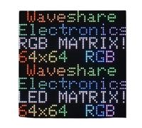 Panneau matriciel LED RVB en couleur compatible avec Raspberry Pi / Raspberry Pi Pico / ESP32 / Arduino Pas de 2 mm 64 x 64 pixels Luminosité réglable
