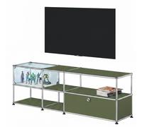 Panneau média USM Haller vert olive - USM LOOK BOOK 69_36