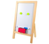 Panneau Mémo en Bois Blanc Support pour Menus et Tables | Changement Rapide des Messages, Affichage Stable, Bords Lisses, pour Bar et Numéros de Table