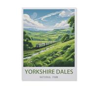 Panneau Métal Vintage，Parc national des Yorkshire Dales, Angleterre, Arbre，Fer Plaque Peinture Rétro Décoration Murale Art Mural à Suspendre pour Jardin Cour Maison Café Extérieur Club Bar-DU7