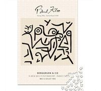 Panneau Métallique 70x50cm/1000pcs avec Paul Klee Young Moe pour Le Pub Ou Le Café, pour Le Bureau, Le Studio Et L’Atelier Créatif
