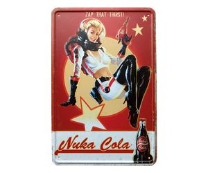 Panneau métallique Fallout Nuka Cola Girl