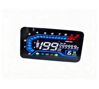 Panneau Modification Compteur Vitesse Universel 12V | Bloc D’instruments Moto Ensemble Numérique Compteur Régime Moto Numérique Étanche REOKIP(Speedometer)