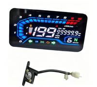Panneau Modification Compteur Vitesse Universel 12V | Ensemble Numérique Compteur Régime Moto Numérique Étanche(Mechanical)