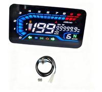 Panneau Modification Compteur Vitesse Universel 12V | Ensemble Numérique Compteur Régime Moto Numérique Étanche(Speedometer sensor)