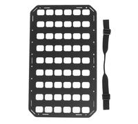Panneau Molle à Insertion Rigide Pp, Organisateur D'éQuipement Portable, Panneau De Rangement D'éQuipement De Sac à Dos Avec PoignéE De Transport, Sangle Pour Pochettes Noir