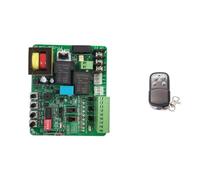Panneau moteur for porte coulissante 220V/110V, avec arrêt lent, fermeture automatique, télécommande 433MHz et carte Mobile(PCB 6 remote 220V)