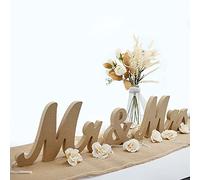 Panneau Mr & Mrs pour table de mariage, grandes lettres en bois, décoration de fête, tête de table de mariage, panneau « Just Married », décoration de fête d'anniversaire, de Saint-Valentin (couleur