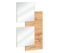 Panneau mural & 2 miroirs "easy" 100cm naturel