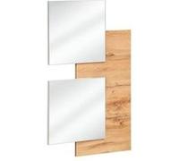 Panneau mural & 2 miroirs "easy" 100cm naturel