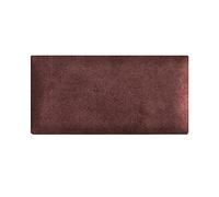 Panneau Mural 3D 15 x 30 cm rembourré Brun - pour Un Montage Facile, en Tissu Velours, avec Un Remplissage Doux- tête de lit, Deco Maison, Deco Murale