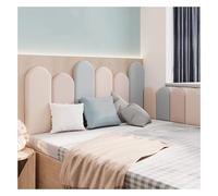 Panneau Mural 3D Anti-Collision pour Enfants, Panneaux muraux Auto-adhésifs ovales, tête de lit rembourrée en Tatami pour Chambre et Salle de Jeux (Couleur : C, Taille : 200 x 55 cm)