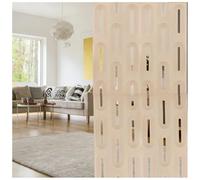 Panneau mural 3D effet brique, Paravent de séparation à monter soi-même | Paravent d'intimité double face en PU (aspect brique) pour domicile, bureau, magasin de vêtements ou entreprise(Yellow-a)