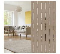 Panneau mural 3D effet brique, Paravent de séparation à monter soi-même | Paravent d'intimité double face en PU (aspect brique) pour domicile, bureau, magasin de vêtements ou entreprise(Grey-b)