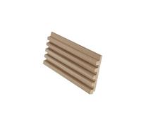 Panneau mural 3D - Pack de 3,71 m² - Coloris bois naturel clair - Lot de 8 pièces - TATIANA