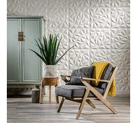 Panneau Mural 3D WallArt | 12 Panneaux muraux 3d, soit 3m² | Décor 3D, Revêtement Mural Décoratif pour Créer un Mur 3D (PUCK)