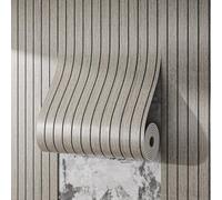 Panneau Mural 3mm & Effet Bois 3D, Panneau Acoustique Autocollant, PVC Papier Peint, Décoratif Pose & Coller Panneaux Bois pour Cuisine/Salon/Chambre/Bain/Bureau(K,60 x 300cm)