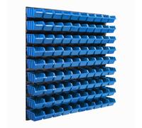 Panneau mural 77 x 78 cm avec 90 pcs Boîte Bleue Système de stockage