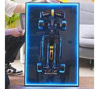 Panneau mural à affichage LED adapté à LEGO 42206 RB 20 - F1, bloc de construction, modèle de voiture, boîte d'affichage murale, cadre Photo, nouveau LED RED for 42207