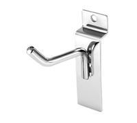 Panneau Mural À Lattes Organisateur, Emboîtement Panneau Mural À Lattes Pour Garage Magasin Détail Présentoir, Montage Mural Alliage D'aluminium Support Mural, Outils Panneau Perforé(Silver-Hook-5CM(3