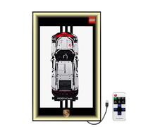 Panneau mural à LED pour modèle Lego 42096 Racing, panneaux d'affichage décoratifs pour voiture Lego à fixation murale, cadeau (uniquement panneau mural, pas de modèle) (option 1)
