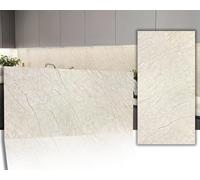 Panneau mural aspect marbre - Revêtement mural en PVC de qualité supérieure - 120 x 60 cm - 2,5 mm d'épaisseur - Imperméable et résistant aux UV - Résistant à l'humidité - Alternative au carrelage et