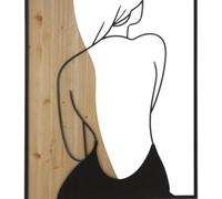 PANNEAU MURAL BEAUTÉ FER ET BOIS