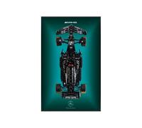 Panneau Mural Compatible avec la Lego 42141 Maquette Technic pour Voiture de Course pour McLaren Formule 1, idée Cadeau pour Lego F1 Les passionnés de Montage Mural (Without Light,42171)