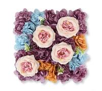 Panneau mural de fleurs artificielles conçu pour une utilisation en toile de fond de mariage dans les salles de spectacles et les lieux de célébration en plein air (A)