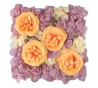 Panneau mural de fleurs artificielles conçu pour une utilisation en toile de fond de mariage dans les salles de spectacles et les lieux de célébration en plein air (C)