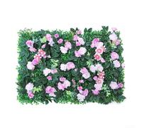 Panneau mural de haie artificielle avec herbe verte en plastique, tapis de feuillage mural pour jardin et décoration intérieure dans les maisons, cafés et hôtels (3)