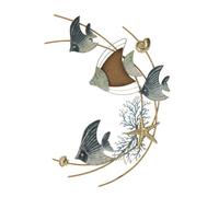 Mauro Ferretti - Décoration murale en métal et mdf Dory 61 x 5 x 86 cm