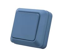 Panneau mural d'interrupteur à bascule en plastique, 2 gangs, 1 voie, 3 pièces, multicolore(Black)