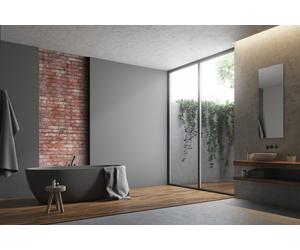 Panneau mural douche VIPANEL - Briques rouges - Finition velvet - 150 x 255 cm - épaisseur 3mm