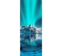 Panneau mural douche VIPANEL - Inspiration nature Aurore boréale - Finition brillant - 1000x2550