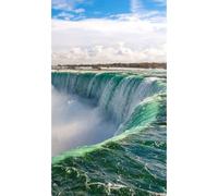 Panneau mural douche VIPANEL - Inspiration nature chute du niagara - Finition brillant - 1500x2550