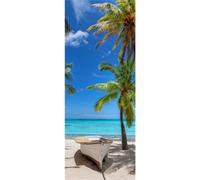 Panneau mural douche VIPANEL - Inspiration nature Ile Maurice - Finition brillant - 1000x2550
