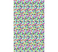 Panneau mural douche VIPANEL - Motif Cercles coloriés - Finition velvet - 1500x2550