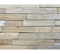 Panneau mural en bois véritable 60 x 30 cm acacia -Panneau mural en bois naturel rustique