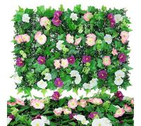 Panneau mural en gazon artificiel, tapis de pelouse artificielle, tapis de gazon vert, haie, clôture d'intimité, aménagement paysager mural (style 1)