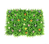 Panneau mural en plastique vert pour décoration d'intérieur avec gazon artificiel nécessitant peu d'entretien pour appartements urbains et petits espaces de vie (1)