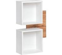 Panneau Mural et 2 Etagères Easy 90cm Blanc