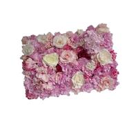 Panneau mural floral pour mariage, arrangement mural floral, arrière-plan mural pour cérémonie, réception, cérémonie, 60 x 40 x 8 cm - Style A