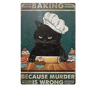 Panneau mural humoristique pour la cuisine, le magasin, le bar - 30 x 20 cm