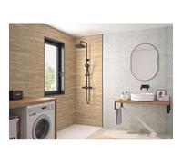 Panneau Mural Kinewal Design 3mm 1250X2020 Ciment - cercles - KINEDO PM709