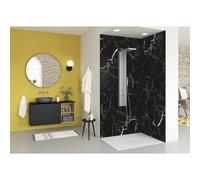Panneau Mural Kinewal Design 3mm 1250X2020 Marbre noir et or - KINEDO PM706