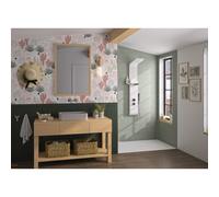 Panneau Mural Kinewal Design 3mm 1500X2500 Mixte vert + cactus - KINEDO PM1055